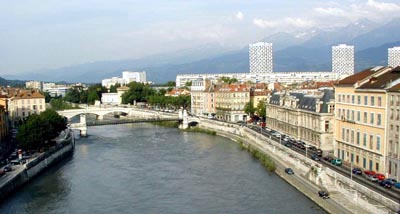 River view of Grenoble